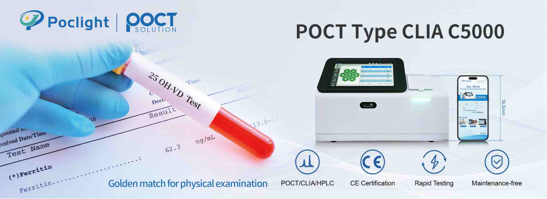 Point-of-care | Quantitative Vitamin D and Ferritin test