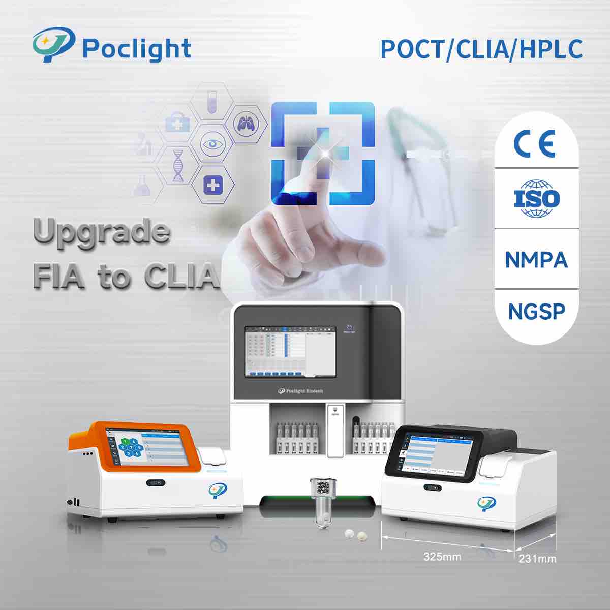 POCT Chemiluminescence Immunoassay Analyzer Manufacturer China